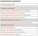 IC、LSE、UCL等院校新开专业及申请要求公布